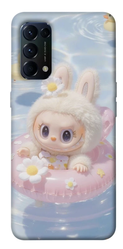 Чохол на Oppo Reno 5 4G Labubu swimming фото 1 з 1