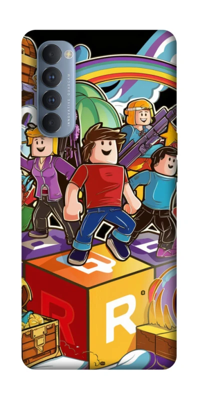 Чохол на Oppo Reno 4 Pro Roblox family фото 1 з 1