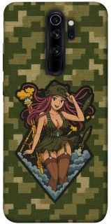 Чохол на Xiaomi Redmi Note 8 Pro Military Waifu фото 1 з 1