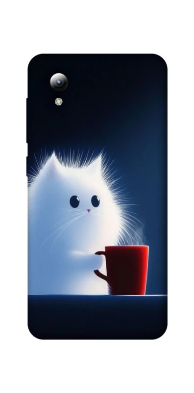 Чохол на ZTE Blade A3 (2019) Чохол кіт з кавою фото 1 з 1