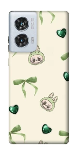 Чохол на Motorola Edge 50 Fusion Labubu Green Heart фото 1 з 1