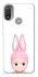 Чехол на Motorola Moto E20 Minimal Bunny Peek фото 1 из 1