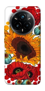 Чохол на Realme 14 Pro Соняшники та маки фото 1 з 1