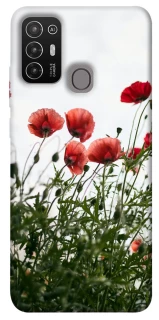 Чохол на ZTE Blade A52 Поле маків фото 1 з 1