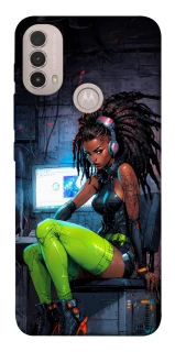 Чохол на Motorola Moto E40 Cyber girl фото 1 з 1