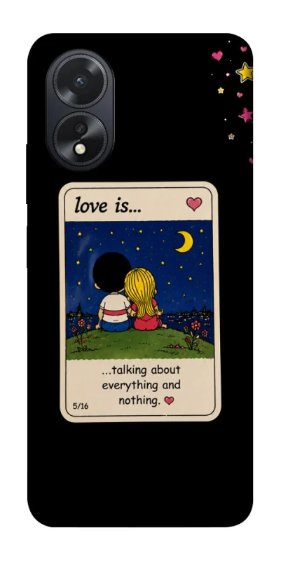 Чехол на Oppo A38 Love is ver.6 фото 1 из 1