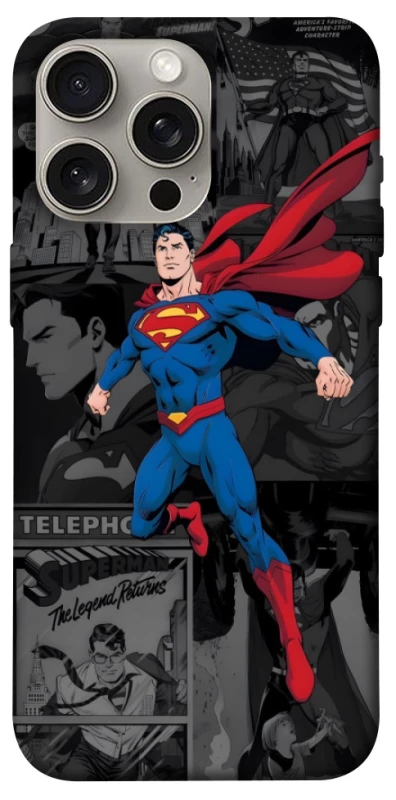 Чехол на Apple iPhone 15 Pro Max (6.7") superman comics фото 1 из 1
