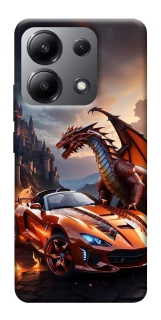 Чохол на Xiaomi Redmi Note 13 4G Сar and dragon фото 1 з 1