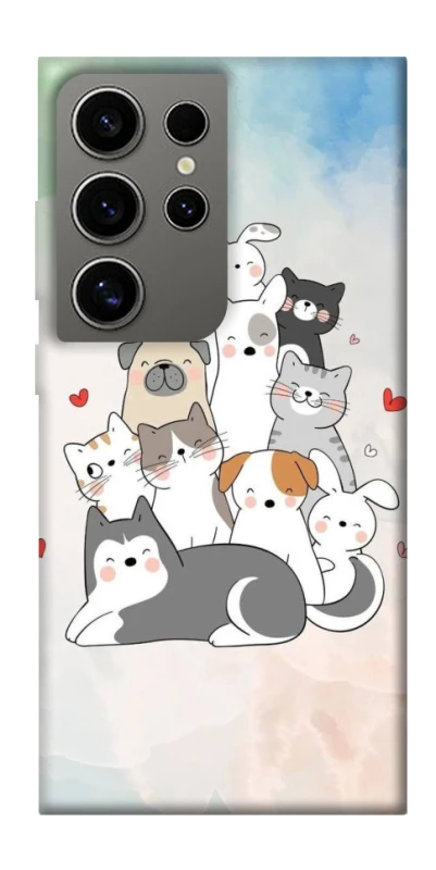 Чехол на Samsung Galaxy S24 Ultra Funny Pets ver.2 фото 1 из 1