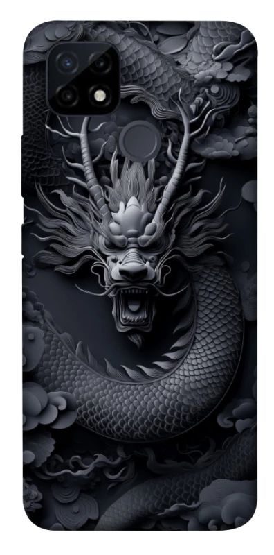 Чехол на Realme C21Y black dragon фото 1 из 1