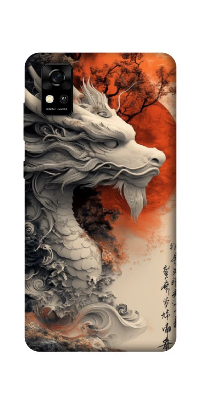 Чохол на ZTE Blade A31 white dragon фото 1 з 1