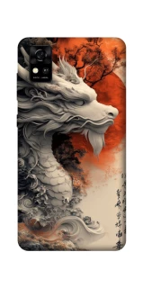 Чохол на ZTE Blade A31 white dragon фото 1 з 1