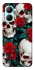 Чохол на Realme C33 skull and rose фото 1 з 1