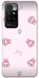 Чохол на Xiaomi Redmi 10 Labubu Flower фото 1 з 1