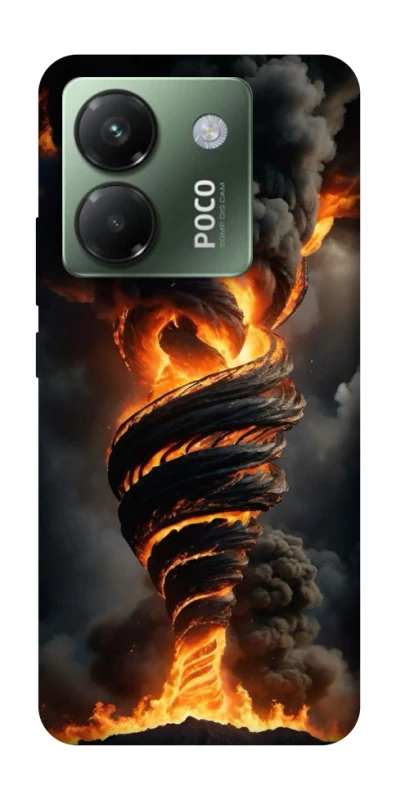 Чехол на Xiaomi Poco M7 pro 5G Огненный торнадо фото 1 из 1