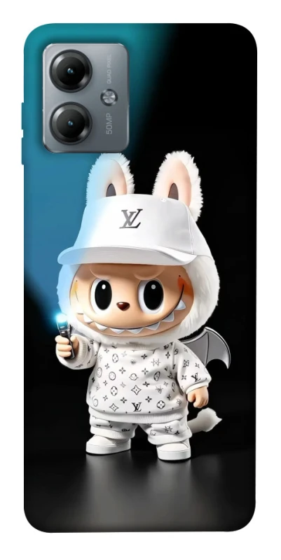 Чохол на Motorola Moto G14 Labubu with flashlight ver.1 фото 1 з 1