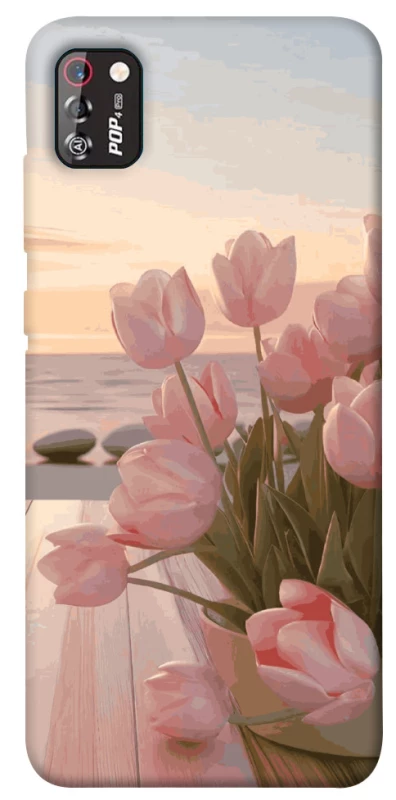 Чохол на TECNO POP 4 Pro Morning Flowers zon фото 1 з 1