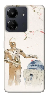 Чохол на Xiaomi Poco C65 Star Wars robots фото 1 з 1
