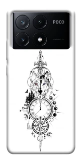 Чехол на Xiaomi Poco X6 Tattoo ver.8 фото 1 из 1