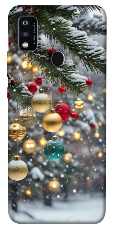 Чохол на ZTE Blade A51 Новорічний v48 фото 1 з 1