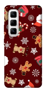 Чохол на Infinix Hot 50 Pro Новорічний v6 фото 1 з 1