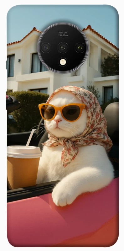 Чохол на OnePlus 7T Stylish Cat Cruise фото 1 з 1