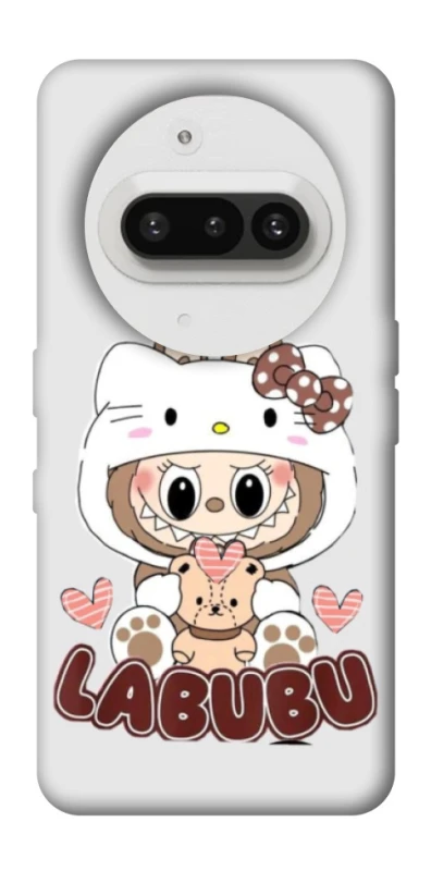 Чохол на Nothing Phone (3a) Hello Kitty Labubu фото 1 з 1