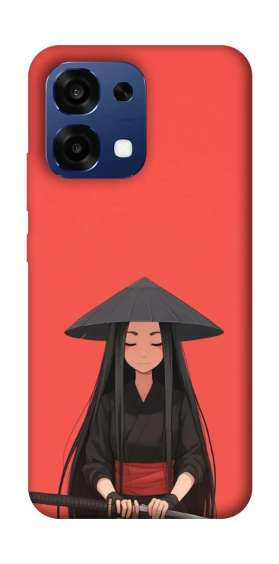 Чехол на Oppo A6 Pro 4G/5G Red samurai фото 1 из 2
