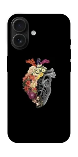 Чохол на Apple iPhone 16 Heart with flowers фото 1 з 1