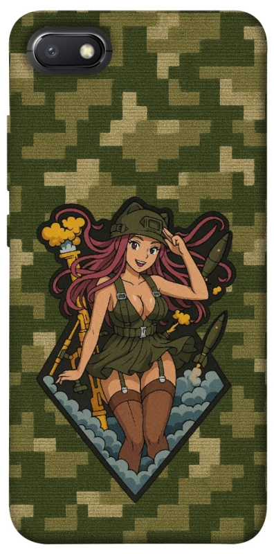 Чохол на Xiaomi Redmi 6A Military Waifu фото 1 з 1