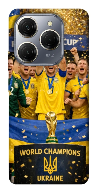 Чехол на TECNO Spark 20 Pro UA-Football ver.5 фото 1 из 1