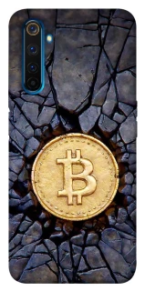 Чохол на Realme 6 Pro Bitcoin cracks фото 1 з 1