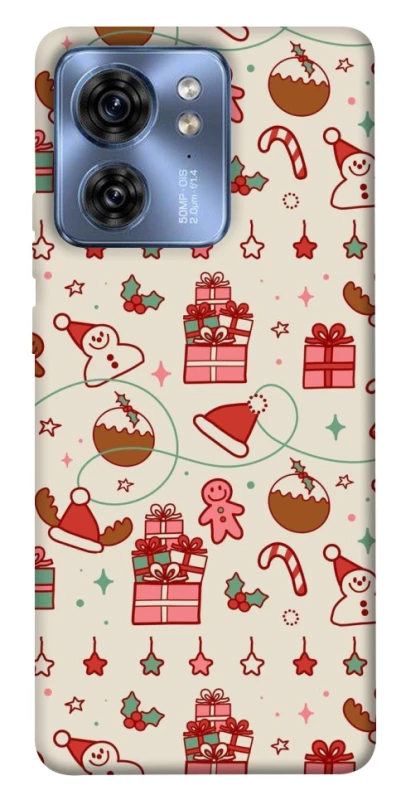 Чохол на Motorola Edge 40 Новорічний v14 фото 1 з 1