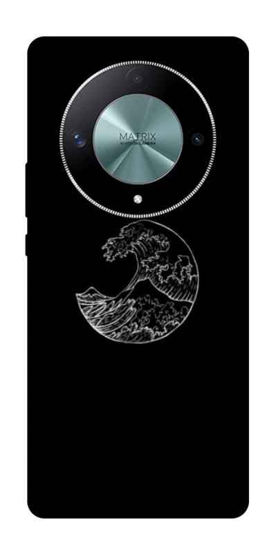 Чехол на Huawei Magic6 Lite Black tsunami фото 1 из 1