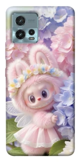 Чехол на Motorola Moto G72 Labubu & Flowers ver.1 фото 1 из 1