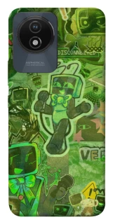 Чохол на Vivo Y02 Dandysworld tv green theme фото 1 з 1