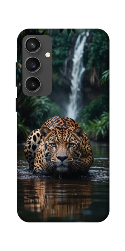 Чохол на Samsung Galaxy S24 FE Leopard in water фото 1 з 1