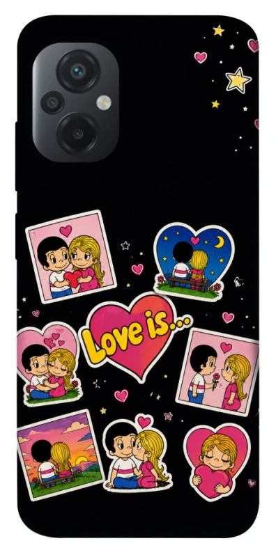 Чехол на Xiaomi Poco M5 Love is фото 1 из 1