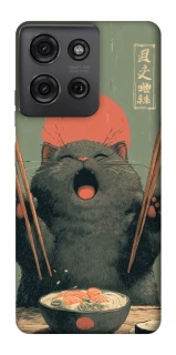 Чехол на Motorola Moto G75 Hungry Cat фото 1 из 1