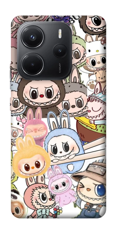 Чохол на Xiaomi Redmi Note 14 4G (Int. version) All Labubus фото 1 з 1