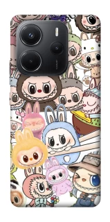 Чехол на Xiaomi Redmi Note 14 4G (Int. version) All Labubus фото 1 из 1