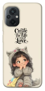 Чехол на Xiaomi Poco M5 Create the life you love фото 1 из 1