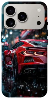 Чехол на Apple iPhone 18 Pro Red sports car фото 1 из 2