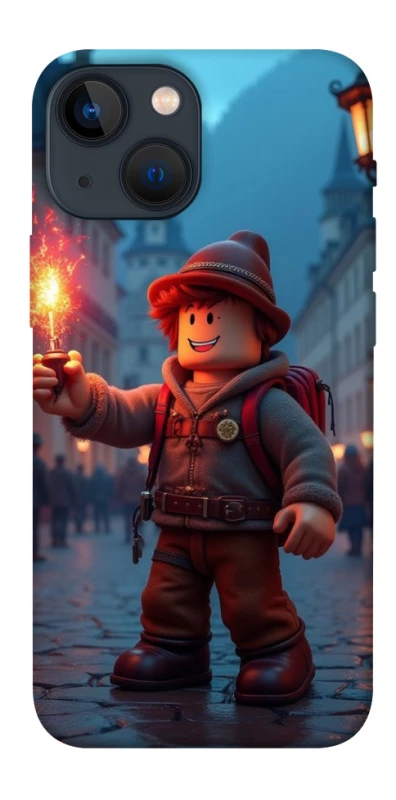 Чохол на Apple iPhone 13 mini (5.4") Roblox Fire Logo Blue Flames фото 1 з 1