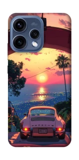 Чехол на Oppo Reno 15 Porsche at sunset фото 1 из 2