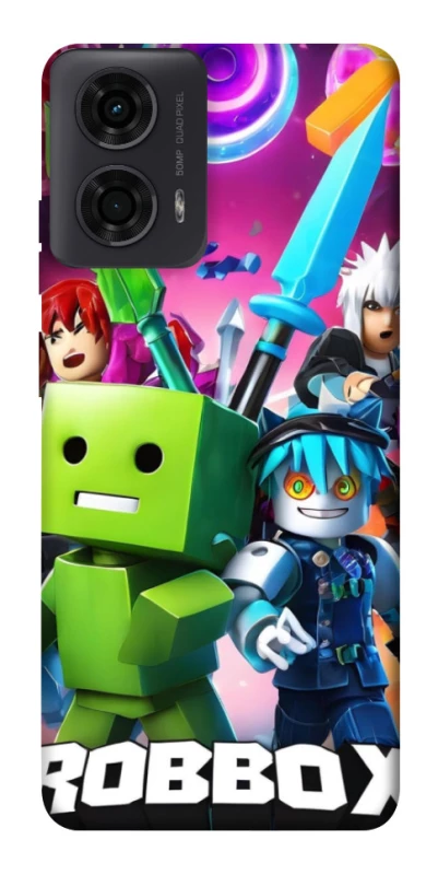 Чохол на Motorola Moto G04 Roblox gaming heroes фото 1 з 1