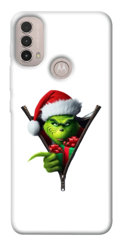 Чохол на Motorola Moto E40 Grinch mood ver.2 фото 1 з 1