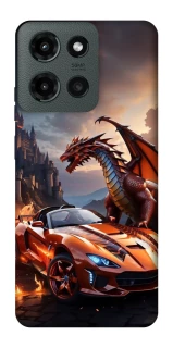 Чохол на Motorola Moto G Power (2025) Сar and dragon фото 1 з 1