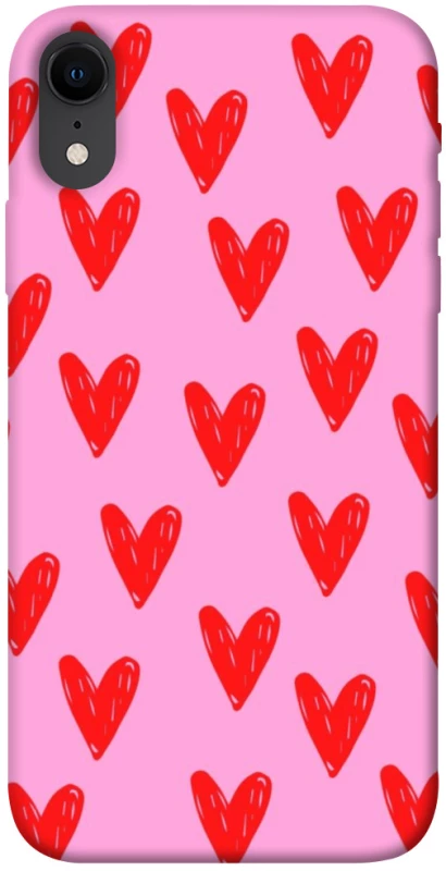 Чохол на Apple iPhone XR (6.1") Red hearts 2 фото 1 з 1