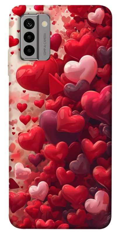 Чехол на Nokia G22 Many hearts фото 1 из 1